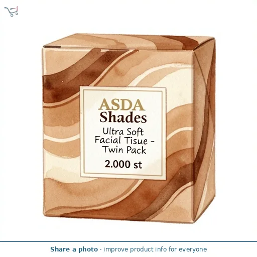 ASDA Shades Ultra Soft Facial Tissue - Twin Pack