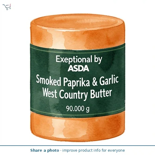 Exceptional by ASDA Smoked Paprika & Garlic West Country Butter 90g