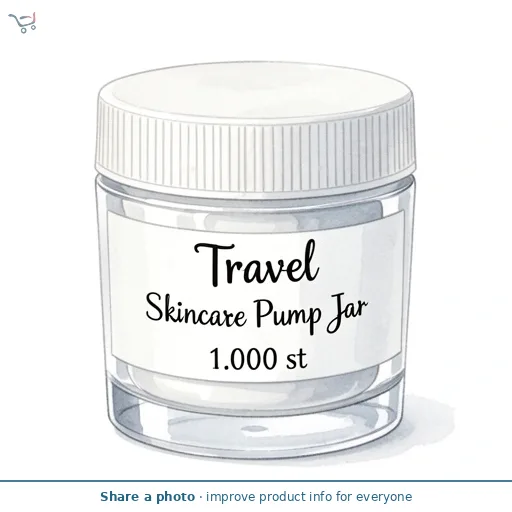 Travel Skincare Pump Jar