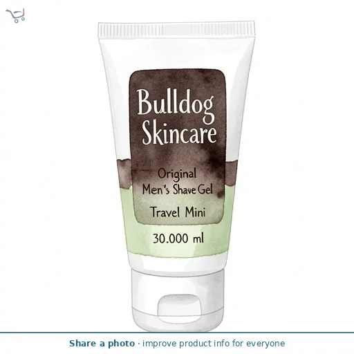 Bulldog Skincare Original Men's Shave Gel Travel Mini 30ml