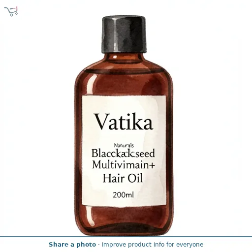 Vatika Naturals Blackseed Multivitamin+ Hair Oil 200ml