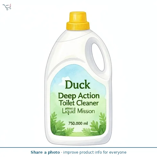 Duck Deep Action Toilet Cleaner Liquid Mint Mission 750ml