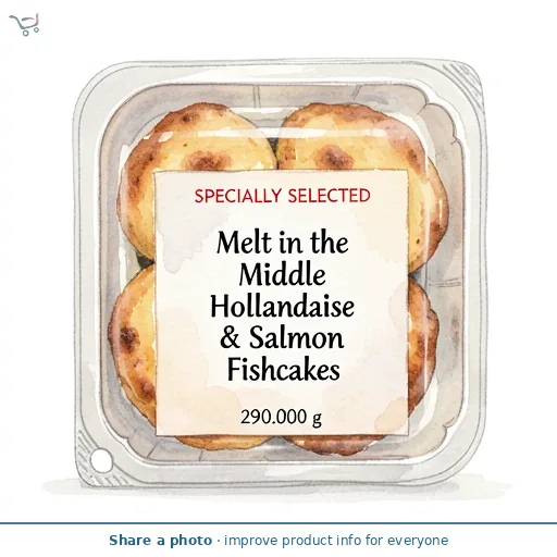Melt in the Middle Hollandaise & Salmon Fishcakes
