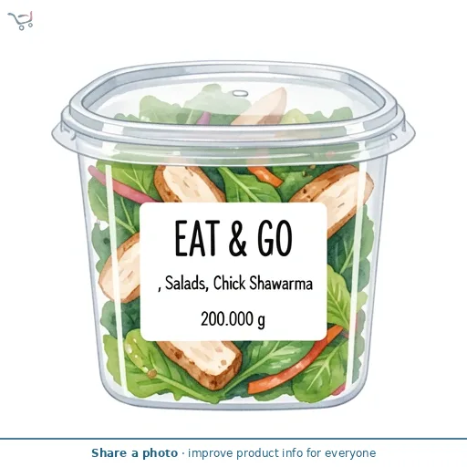 EAT & GO, Salads, Chick Shawarma