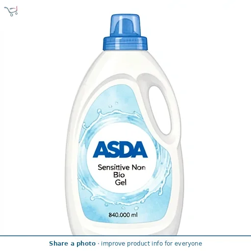 ASDA Sensitive Non-Bio Gel 840ml
