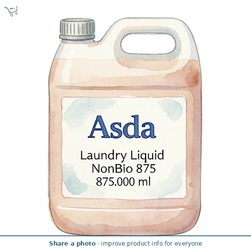 Asda Laundry Liquid NonBio 875