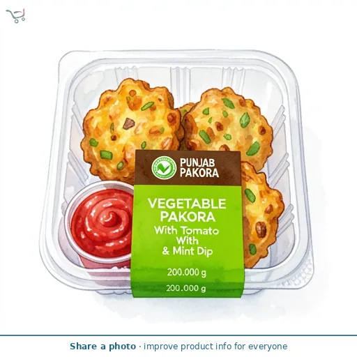 Punjab Pakora Vegetable Pakora With Tomato & Mint Dip