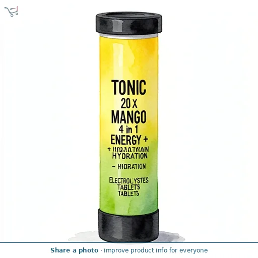 Tonic 20 x Mango 4 in 1 Energy + Hydration Electrolytes Tablets