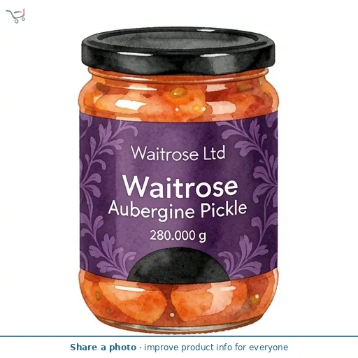 Waitrose Aubergine Pickle