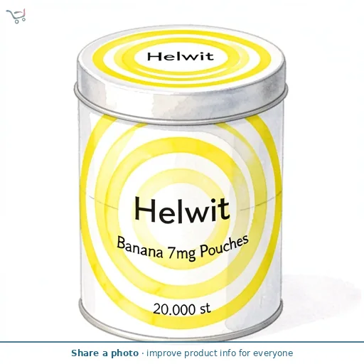 Helwit Banana 7mg Pouches