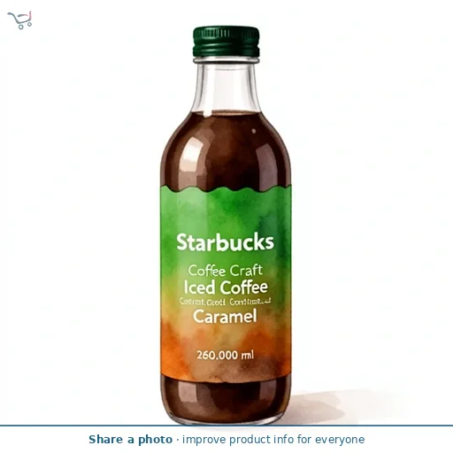 Starbucks Coffee Craft Iced Coffee Contrated Caramel
