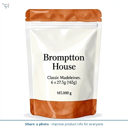 Brompton House Classic Madeleines. 6 x 27.5g (165g)