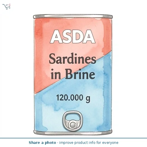 ASDA Sardines in Brine 120g