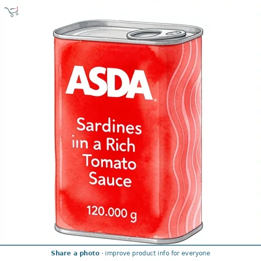 ASDA Sardines in a Rich Tomato Sauce 120g
