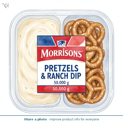 Morrisons Pretzels & Ranch Dip  50g