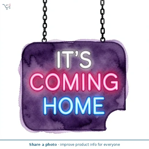 Brooklyn Neon Light It's Coming Home