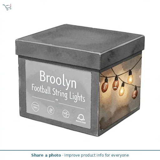 Brooklyn Football String Lights