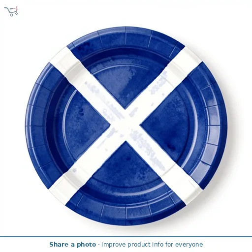 Morrisons Blue & White Plates