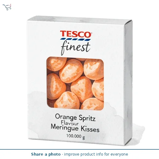 Tesco Finest Orange Spritz Flavour Meringue Kisses 100g 