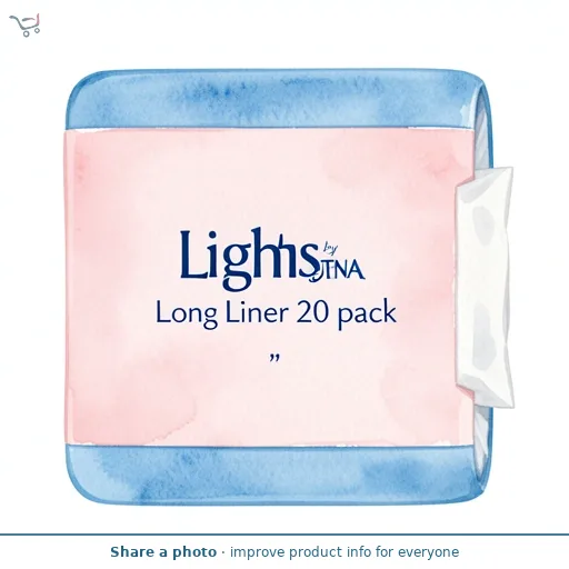 Lights by TENA lights Long Liner 20 pack