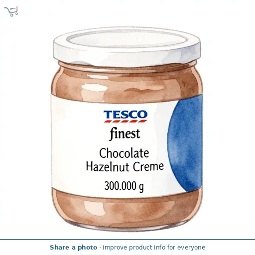Tesco Finest Chocolate Hazelnut Creme 300g