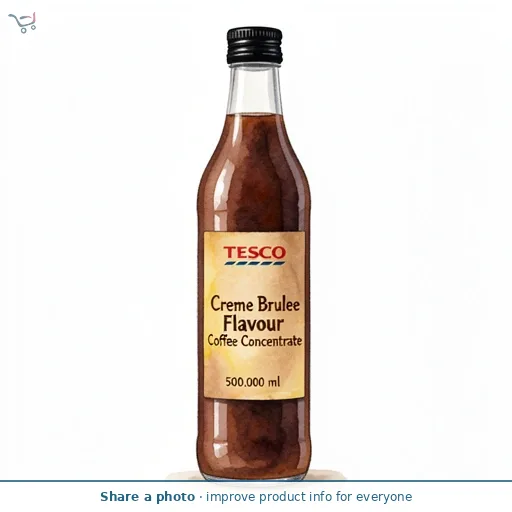 Tesco Creme Brulee Flavour Coffee Concentrate 500ml