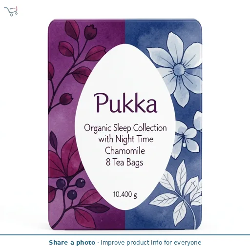 Pukka Organic Sleep Collection with Night Time Chamomile 8 Tea Bags 10.4g
