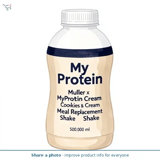 Muller x MyProtein Cookies & Cream Meal Replacement Shake 