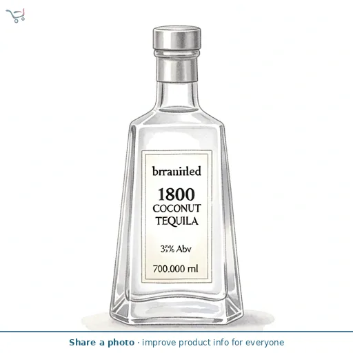 1800 Coconut Tequila 35% Abv   70cl