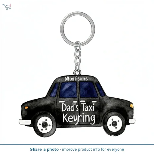 Morrisons Dad's Taxi Keyring