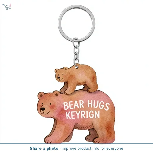 Morrisons Bear Hugs Keyring