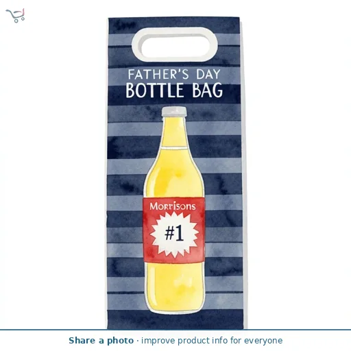 Morrisons Father's Day Bottle Bag