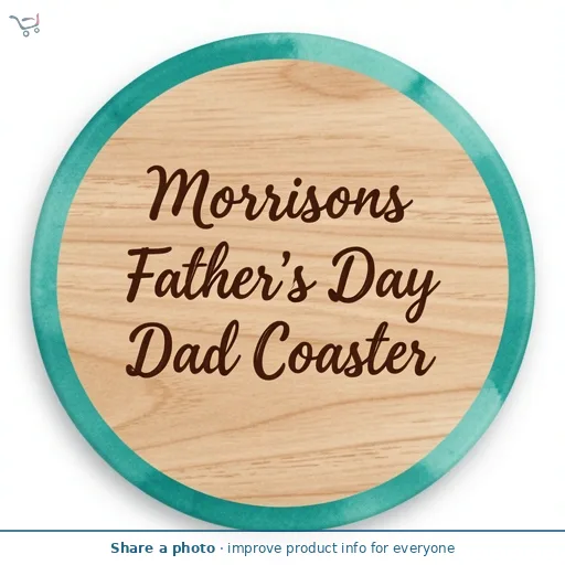 Morrisons Father's Day Dad Coaster