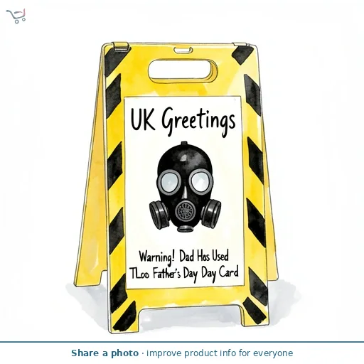 Warning! Dad Has Used The Loo Father's Day Card