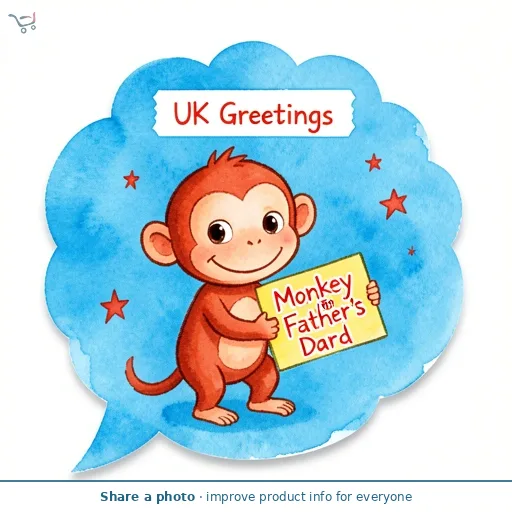 Monkey Father's Day Card
