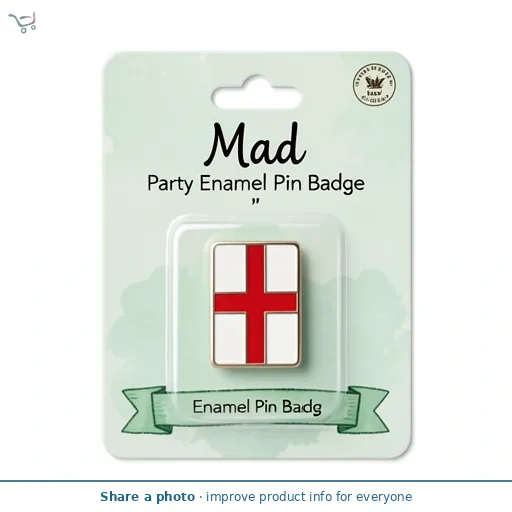 Mad Party Enamel Pin Badge