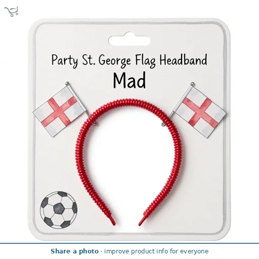 Mad Party St. George Flag Headband