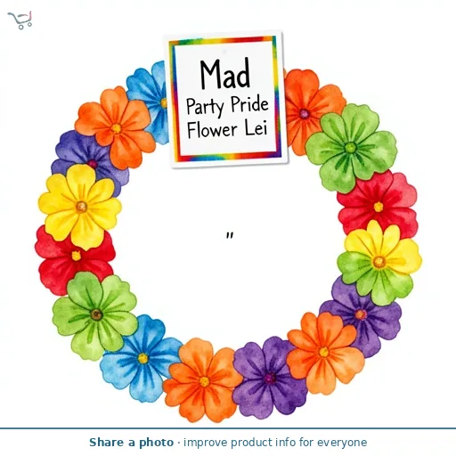 Mad Party Pride Flower Lei