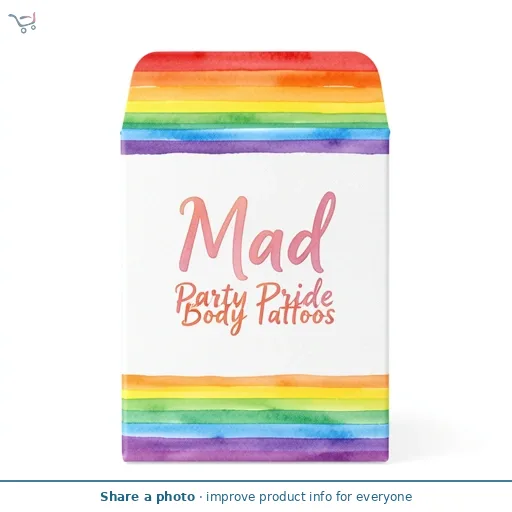 Mad Party Pride Body Tattoos
