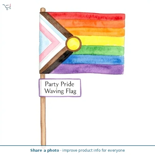 Mad Party Pride Waving Flag