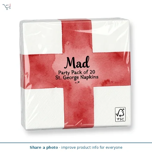 Mad Party Pack of 20 St. George Napkins