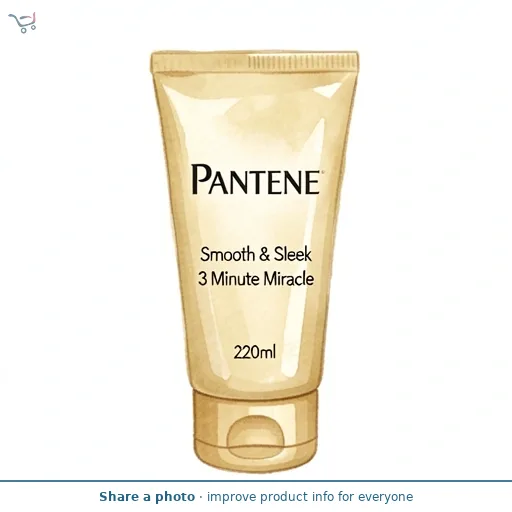 Pantene Smooth & Sleek 3 Minute Miracle 220ml