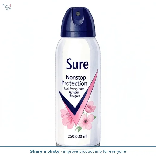 Sure Nonstop Protection Anti-Perspirant Aerosol Bright Bouquet 250ml