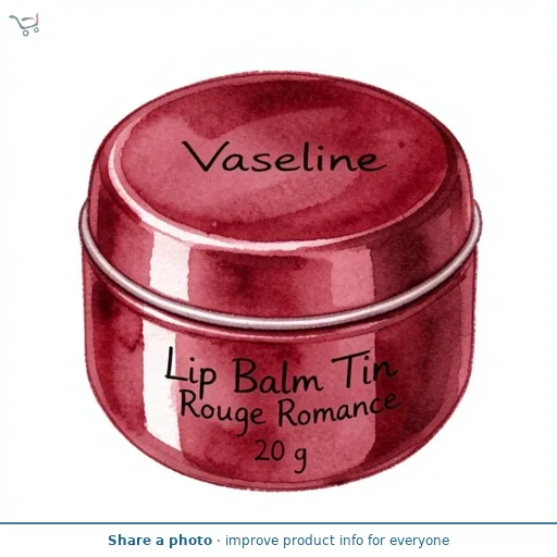 Vaseline Lip Balm Tin Rouge Romance 20 g