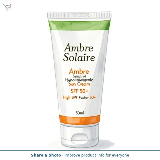 Ambre Solaire Ambre Solaire SPF 50+ Sensitive Advanced Sun Cream Travel Lotion 50ml