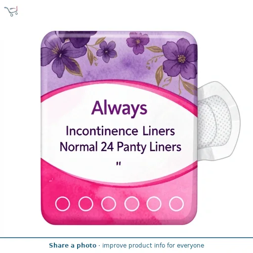 Always Discreet Incontinence Liners Normal 24 Pack