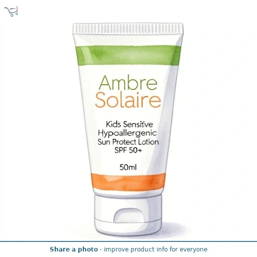 Garnier Ambre Solaire Kids 50ml SPF 50 Sun Cream Lotion Mini