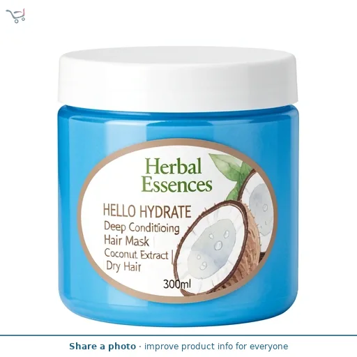 Herbal Essences HELLO HYDRATE Deep Conditioing Hair Mask |Coconut Extract | Dry Hair|300ml