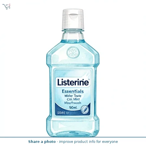 Listerine Cool Mint Mild Taste Alcohol Free Mouthwash 500ml