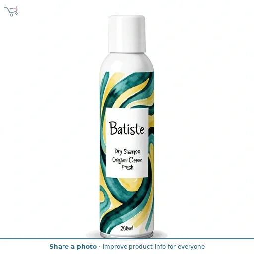 Batiste Dry Shampoo Original Classic Fresh 200ml